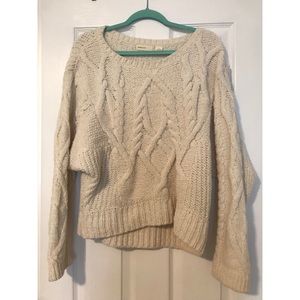Anthropologie chenille sweater